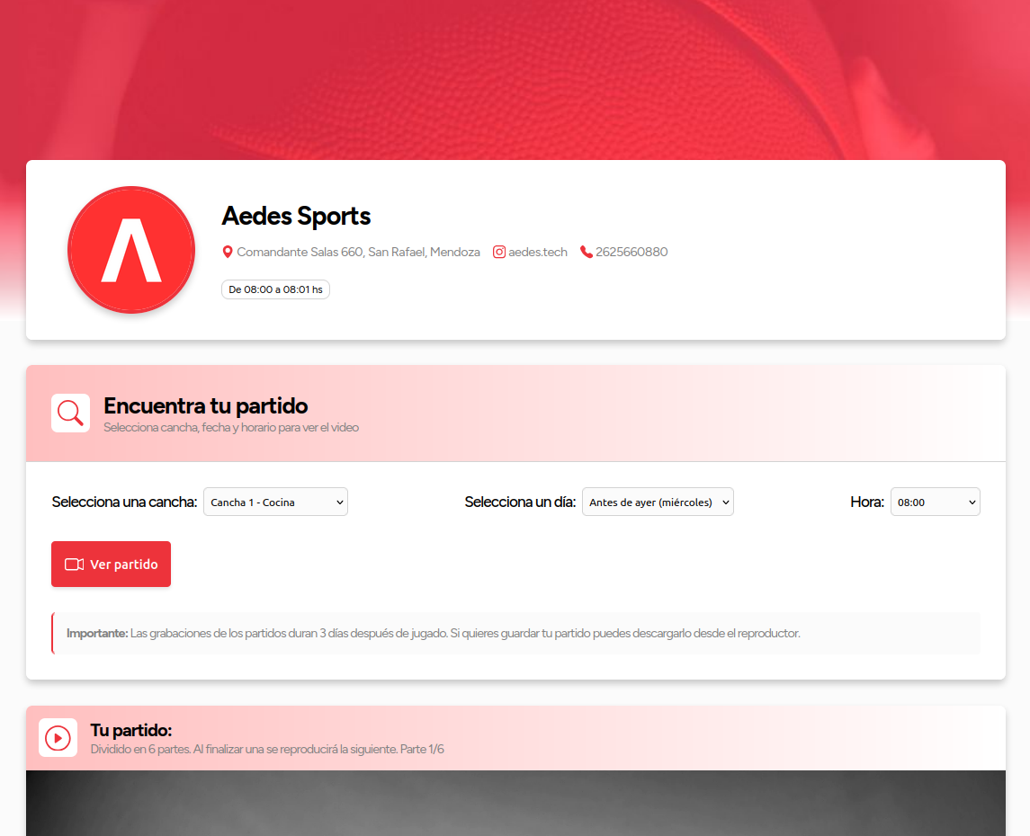 Tu Repe - Perfil de complejo